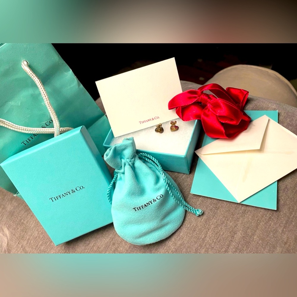Authentic Tiffany & Co. Return To Heart Earrings Sterling Silver #1050107